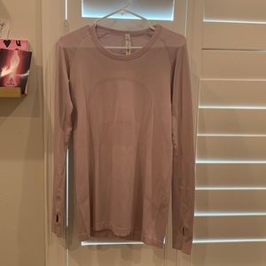 Light Purple Lululemon Long Sleeve Shirt